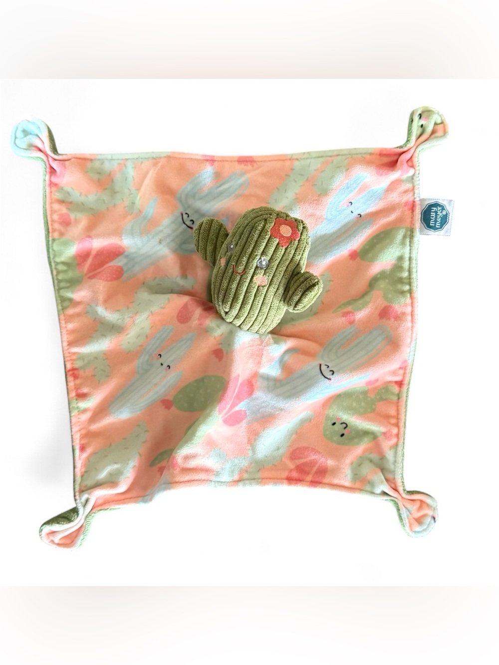 Smiling CACTUS Baby Lovey Security Blanket Mary Meyer